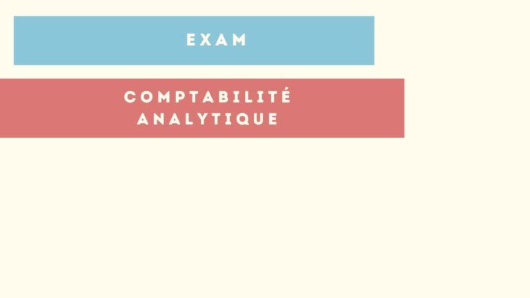 Examen De Comptabilité Analytique S3 Corrigé • Economie Et Gestion