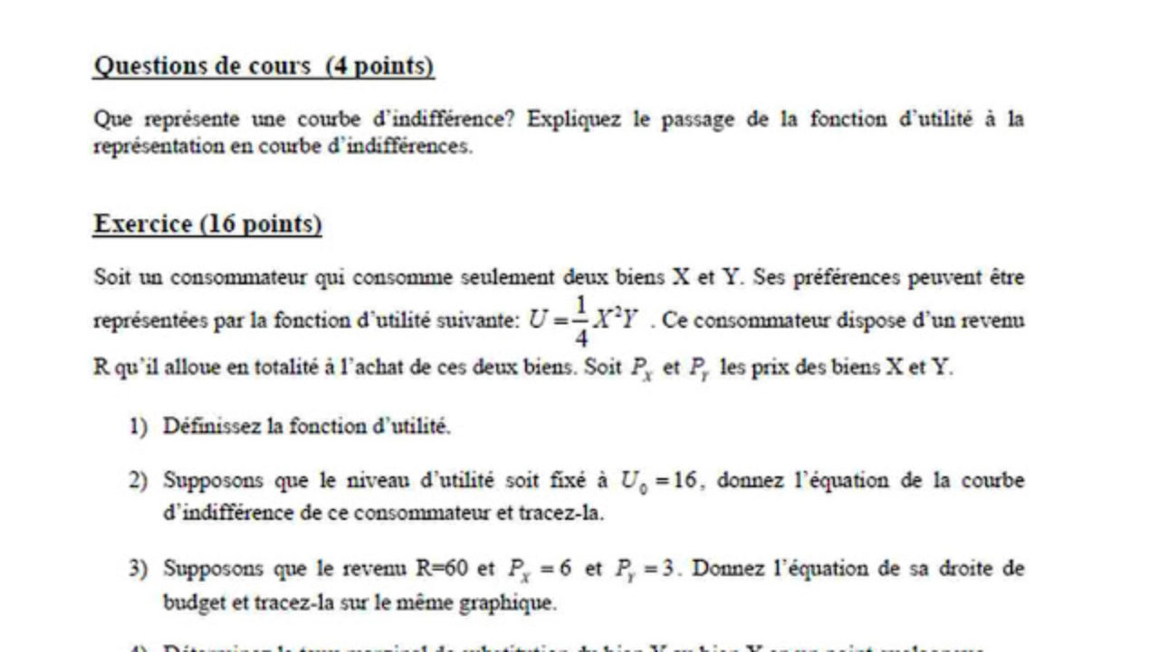 Exercice Corrigé Macroéconomie L1 PDF Cours,Exercices ,Examens