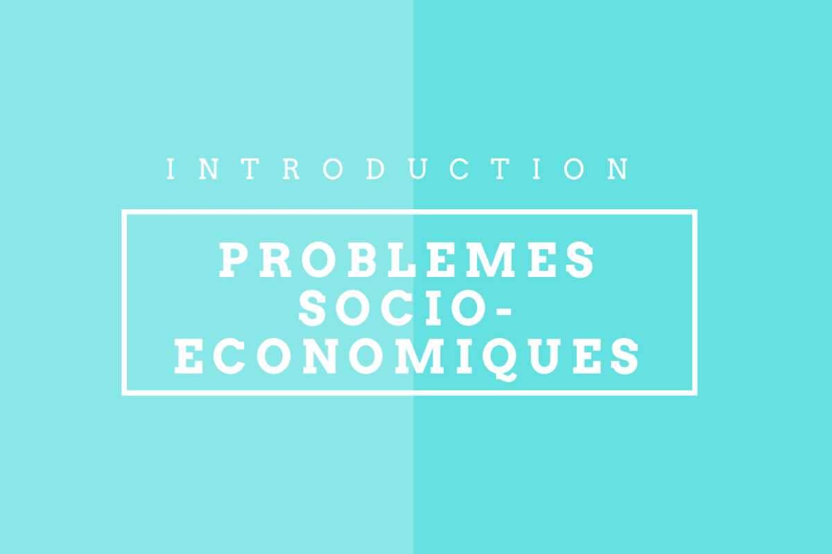 problèmes économiques et sociaux