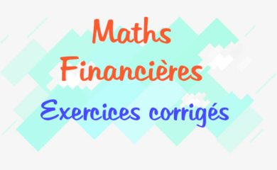 exercices corrigés maths financières S2