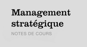 Management stratégique cours résumé PDF