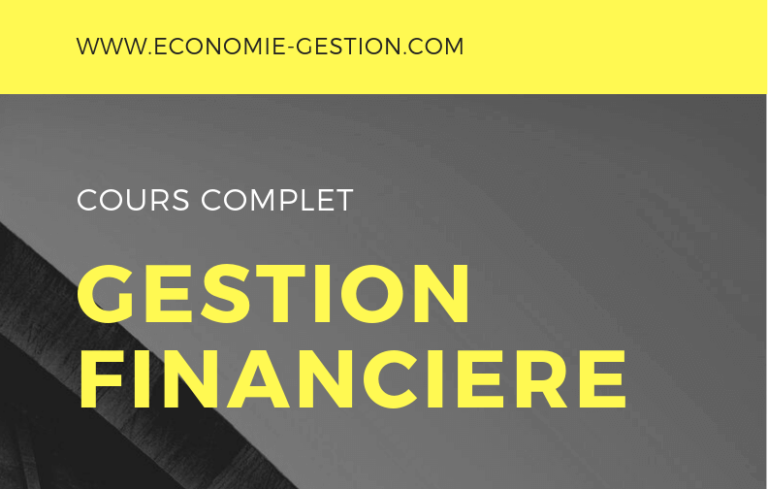 Cours De Gestion Financière Des Entreprises Pdf • Economie Et Gestion 5535