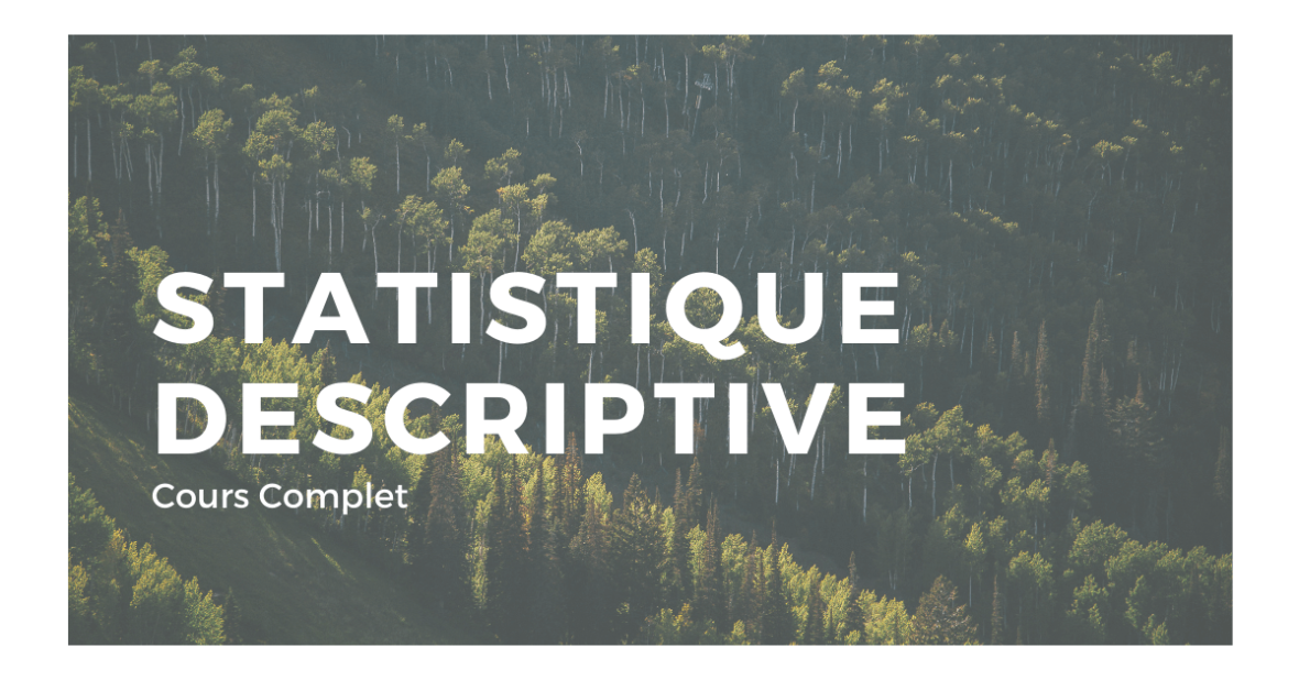 Introduction à La Statistique Descriptive Cours PDF • Economie Et Gestion