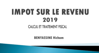 impôt sur le revenu Maroc 2019 - IR cours PDF