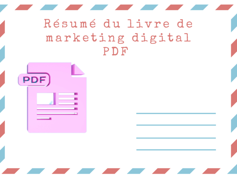 Résumé PDF Du Grand Livre De Marketing Digital • Economie Et Gestion